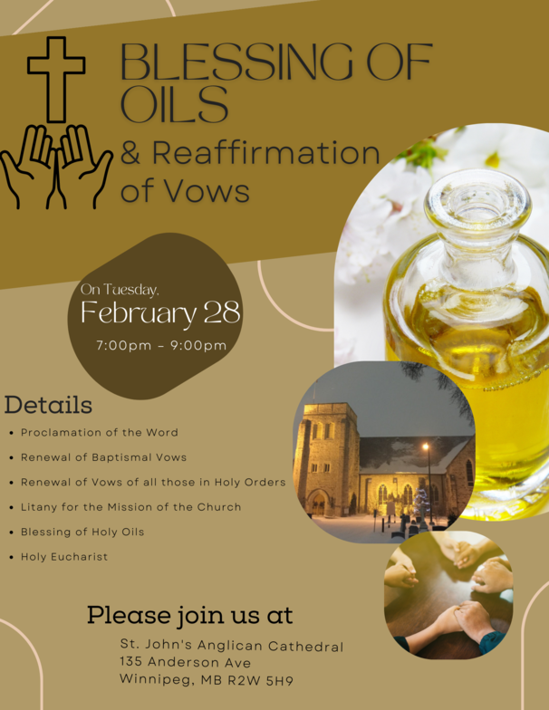 Blessing of Oils St Bartholomew Anglican Church